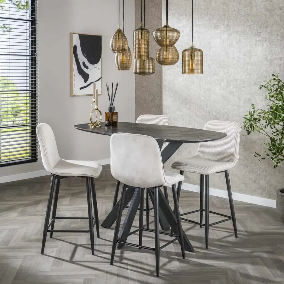 Barstoelen*HUUS Barstoel Bennie (per 2 stuks)
