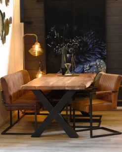 Eettafels*HUUS Boomstamtafel Live Edge