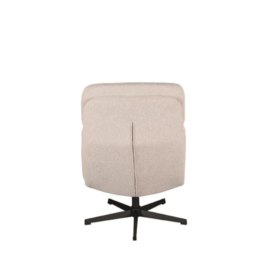 Draaifauteuil*HUUS Draaifauteuil Alvar + Hocker