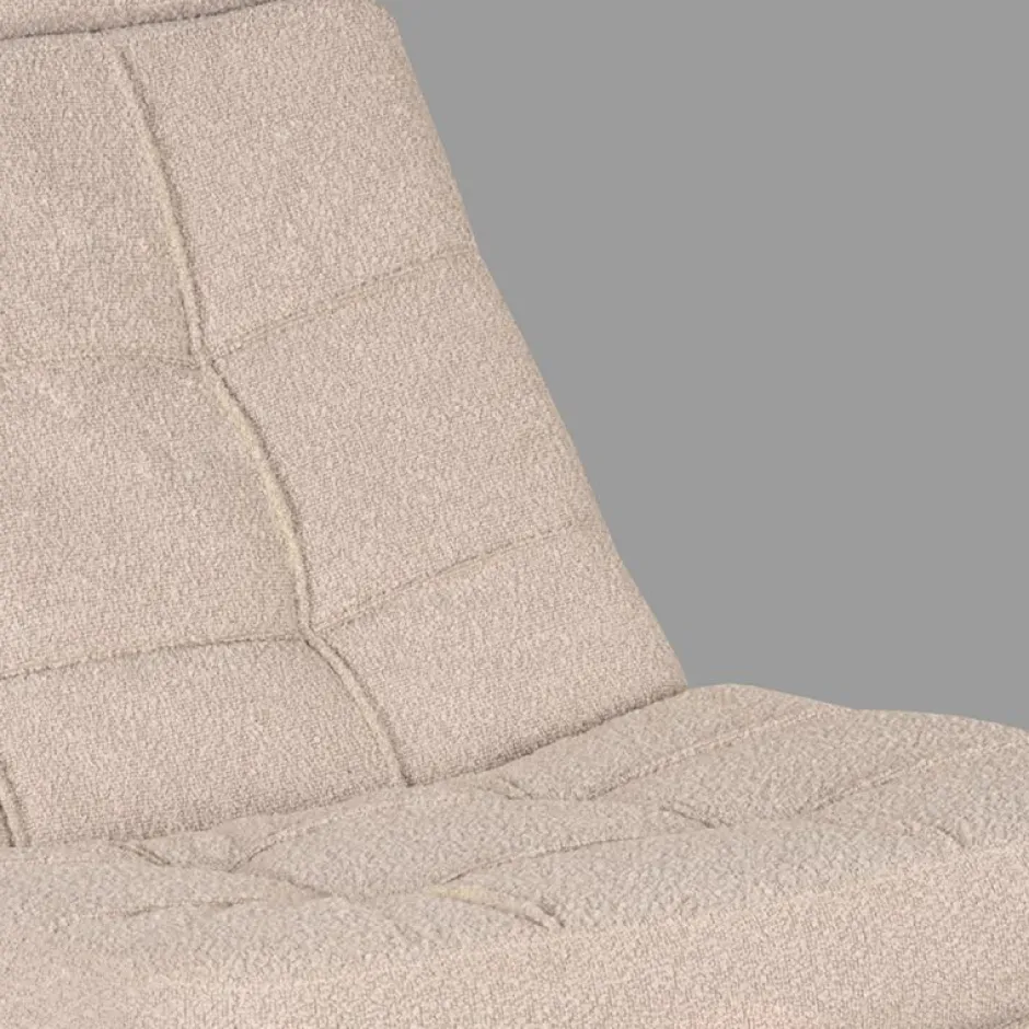 Draaifauteuil*HUUS Draaifauteuil Alvar + Hocker
