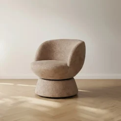 Draaifauteuil*HUUS Draaifauteuil Shuffle Naturel