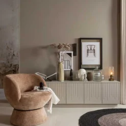 Draaifauteuil*HUUS Draaifauteuil Shuffle Naturel