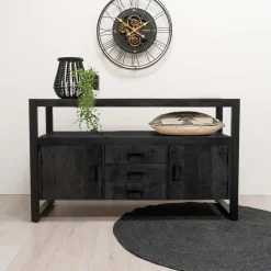 Dressoirs*HUUS Dressoir Britt zwart