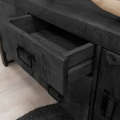 Dressoirs*HUUS Dressoir Britt zwart