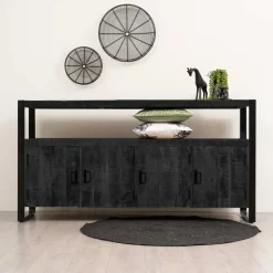 Dressoirs*HUUS Dressoir Britt zwart