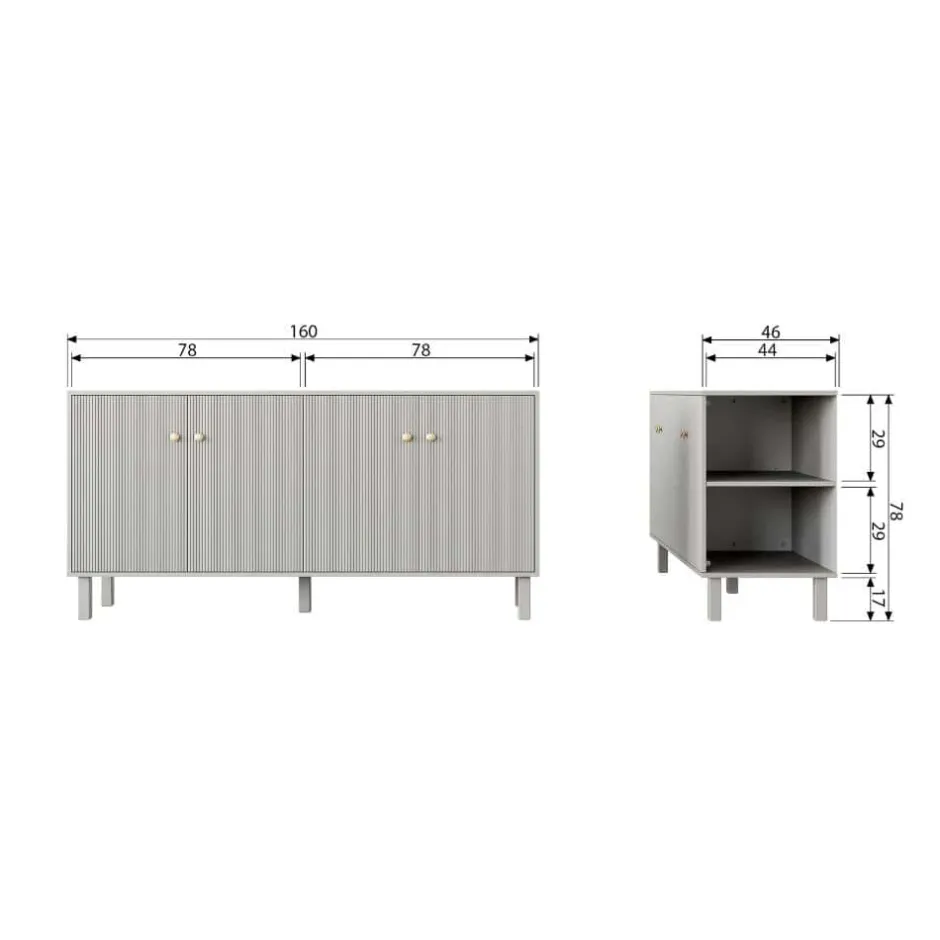 Dressoirs*HUUS Dressoir Madu