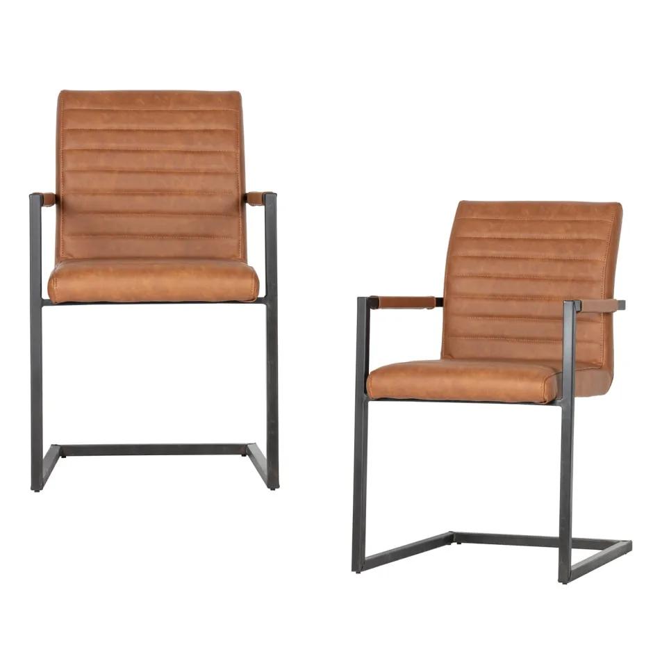Eetkamerstoelen*HUUS Eetkamerstoel Bas (per 2 stuks)