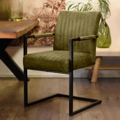 Eetkamerstoelen*HUUS Eetkamerstoel België met arml. – €179,- p.s (per 2 stuks)