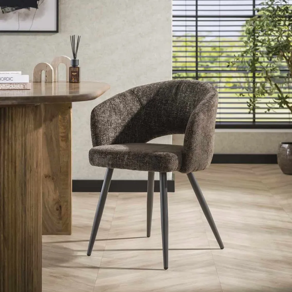 Eetkamerstoelen*HUUS Eetkamerstoel Bodhi (per 2 stuks)