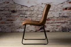 Eetkamerstoelen*HUUS Eetkamerstoel Bruno (per 2 stuks) Donkerbruin
