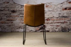 Eetkamerstoelen*HUUS Eetkamerstoel Bruno (per 2 stuks) Donkerbruin