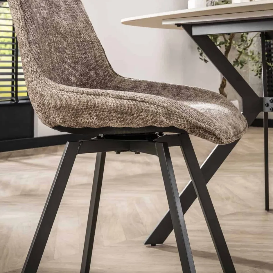 Eetkamerstoelen*HUUS Eetkamerstoel Daniels (per 4 stuks)