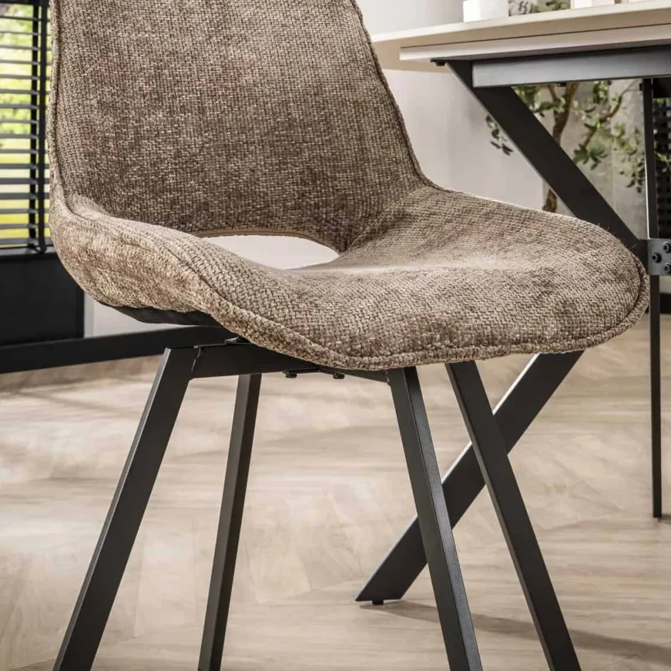 Eetkamerstoelen*HUUS Eetkamerstoel Daniels (per 4 stuks)