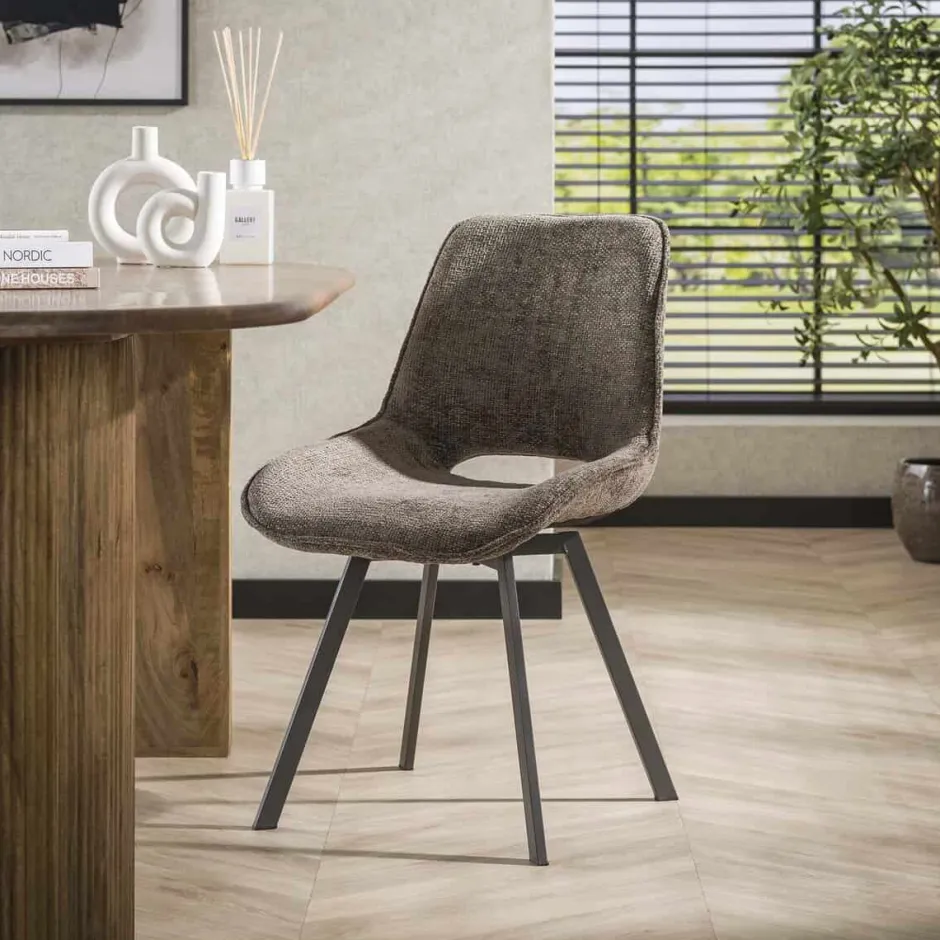 Eetkamerstoelen*HUUS Eetkamerstoel Daniels (per 4 stuks)