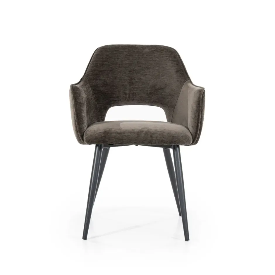 Eetkamerstoelen*HUUS Eetkamerstoel Esmee met armleuning