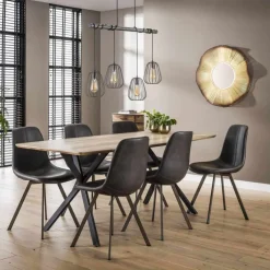 Eetkamerstoelen*HUUS Eetkamerstoel Floortje (per 4 stuks)
