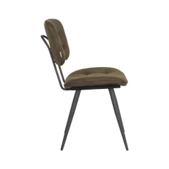 Eetkamerstoelen*HUUS Eetkamerstoel Gus (per 2 stuks) Antraciet