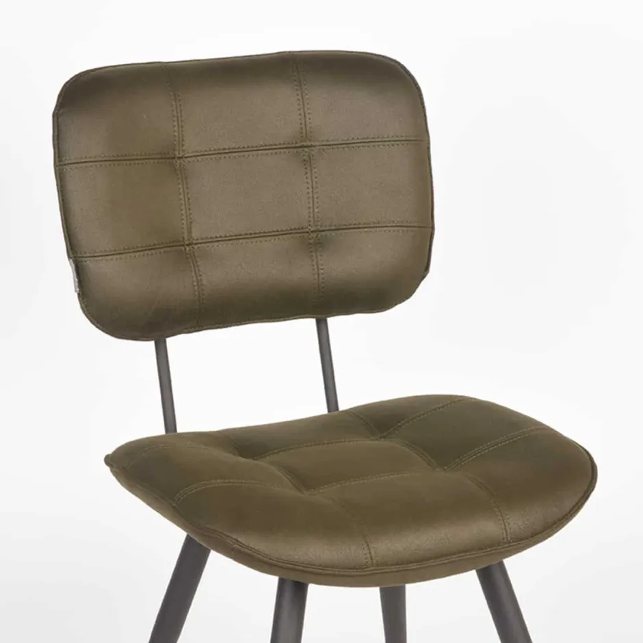 Eetkamerstoelen*HUUS Eetkamerstoel Gus (per 2 stuks) Antraciet