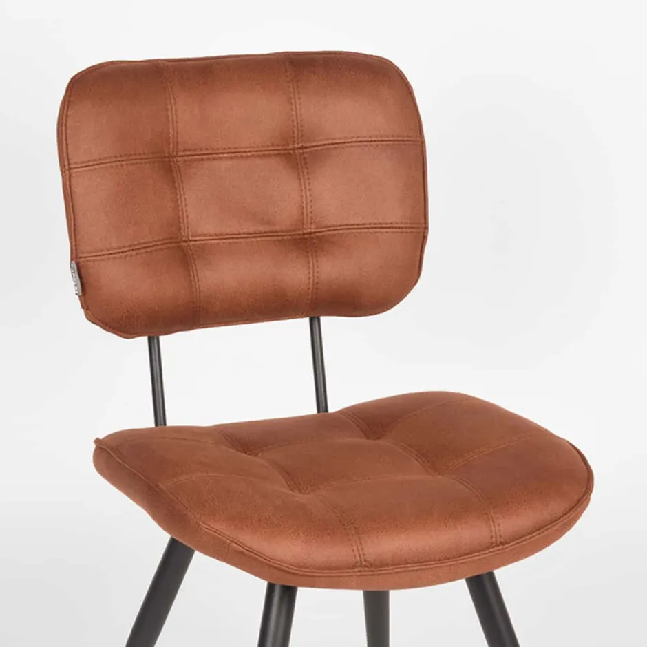 Eetkamerstoelen*HUUS Eetkamerstoel Gus (per 2 stuks) Antraciet