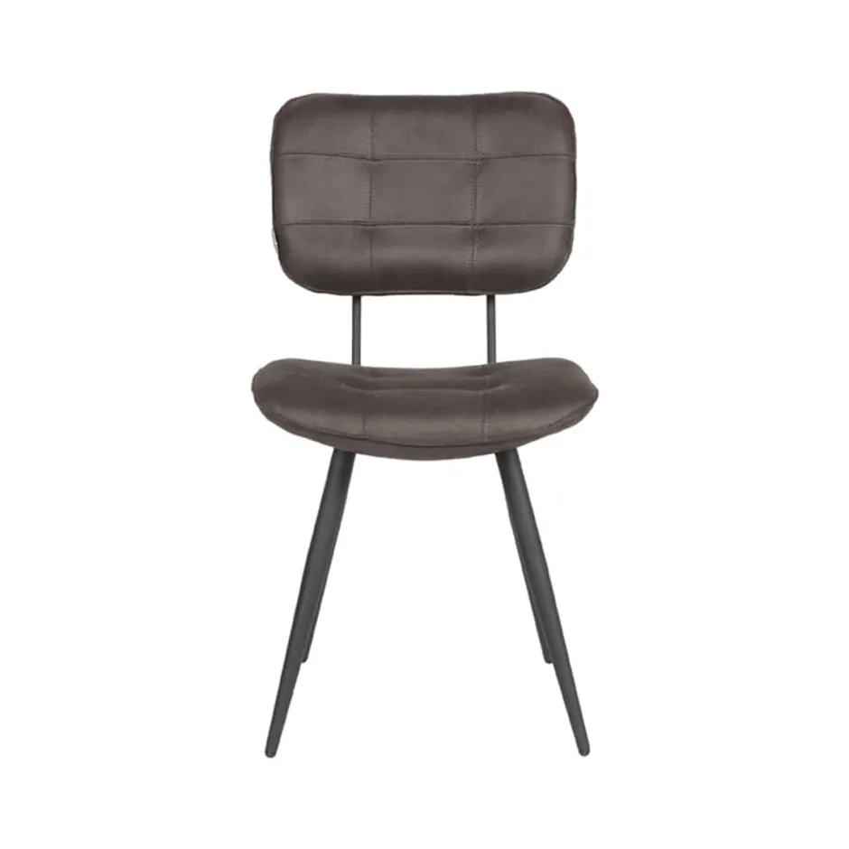 Eetkamerstoelen*HUUS Eetkamerstoel Gus (per 2 stuks) Antraciet