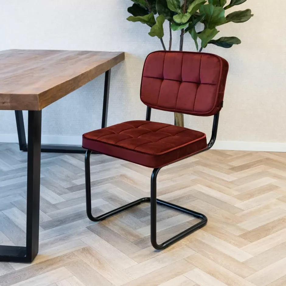 Eetkamerstoelen*HUUS Eetkamerstoel Ivy Buisframe Kick (per 2 stuks)