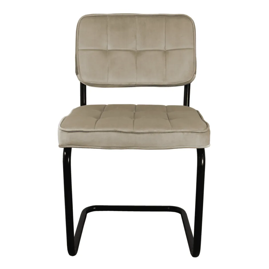 Eetkamerstoelen*HUUS Eetkamerstoel Ivy Buisframe Kick (per 2 stuks)