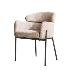Eetkamerstoelen*HUUS Eetkamerstoel Julliet (per 2 stuks) Zand