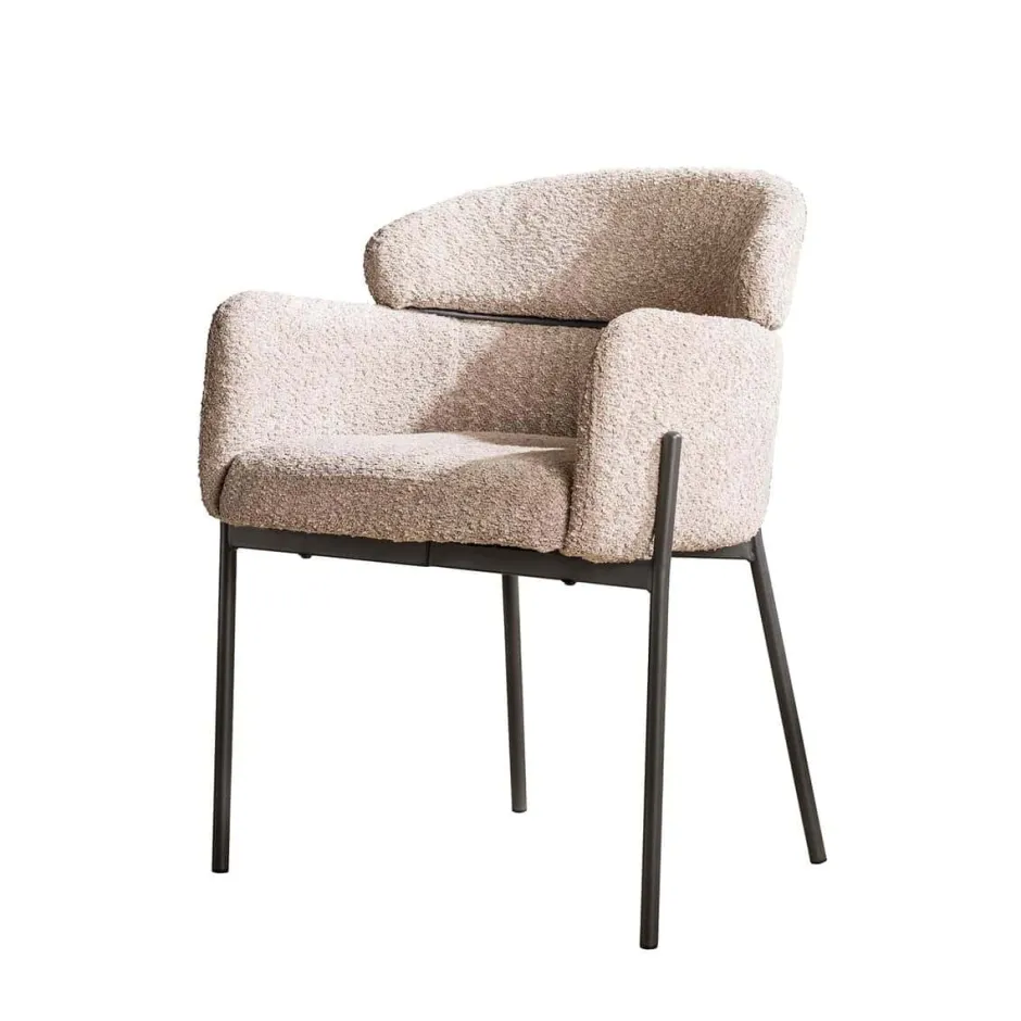 Eetkamerstoelen*HUUS Eetkamerstoel Julliet (per 2 stuks) Zand