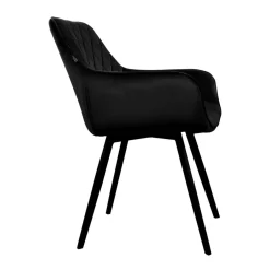 Eetkamerstoelen*HUUS Eetkamerstoel Karl Velvet Kick (per 2 stuks)