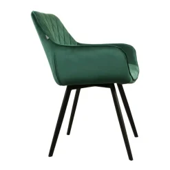 Eetkamerstoelen*HUUS Eetkamerstoel Karl Velvet Kick (per 2 stuks)