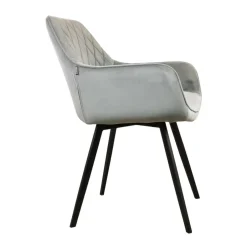 Eetkamerstoelen*HUUS Eetkamerstoel Karl Velvet Kick (per 2 stuks)