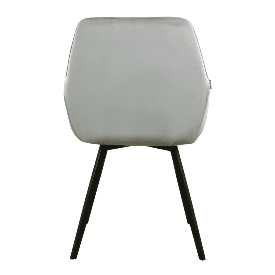 Eetkamerstoelen*HUUS Eetkamerstoel Karl Velvet Kick (per 2 stuks)
