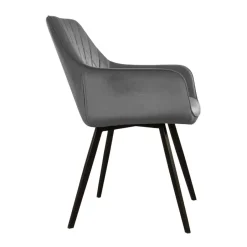 Eetkamerstoelen*HUUS Eetkamerstoel Karl Velvet Kick (per 2 stuks)