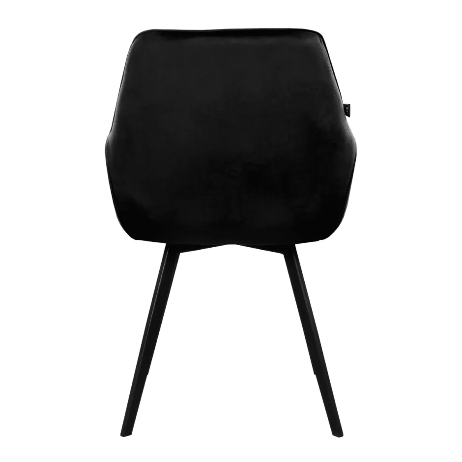 Eetkamerstoelen*HUUS Eetkamerstoel Karl Velvet Kick (per 2 stuks)