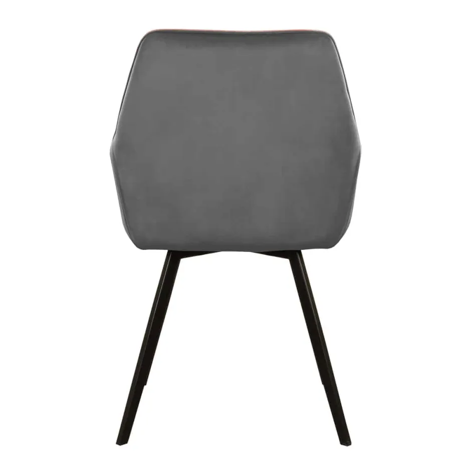 Eetkamerstoelen*HUUS Eetkamerstoel Karl Velvet Kick (per 2 stuks)