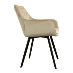Eetkamerstoelen*HUUS Eetkamerstoel Karl Velvet Kick (per 2 stuks)