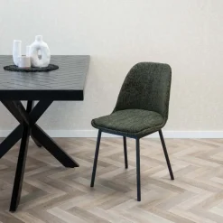 Eetkamerstoelen*HUUS Eetkamerstoel Kick Lana (per 2 stuks)