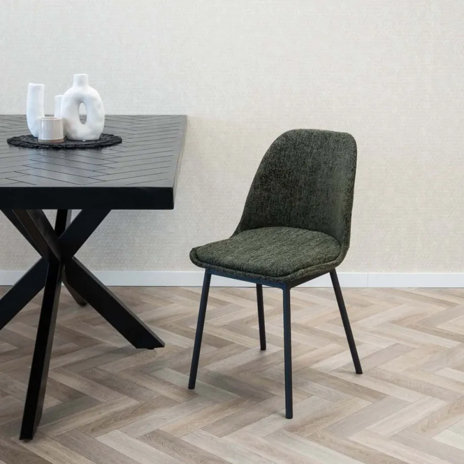 Eetkamerstoelen*HUUS Eetkamerstoel Kick Lana (per 2 stuks)