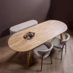 Eetkamerstoelen*HUUS Eetkamerstoel Kjeld (per 2 stuks) Naturel