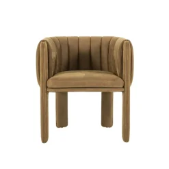 Eetkamerstoelen*HUUS Eetkamerstoel Liselore Cognac