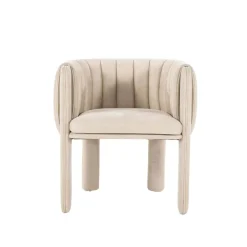Eetkamerstoelen*HUUS Eetkamerstoel Liselore Cognac