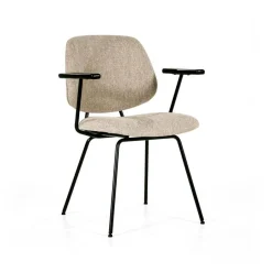 Eetkamerstoelen*HUUS Eetkamerstoel Lynn met armleuning
