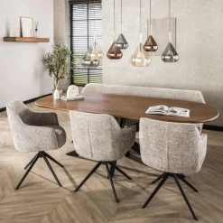 Eetkamerstoelen*HUUS Eetkamerstoel Peggy (per 2 stuks)