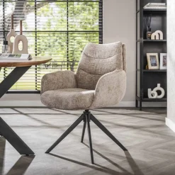 Eetkamerstoelen*HUUS Eetkamerstoel Ricky (per 2 stuks)