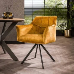 Eetkamerstoelen*HUUS Eetkamerstoel Rikki (per 2 stuks)