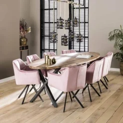 Eetkamerstoelen*HUUS Eetkamerstoel Rikki (per 2 stuks)
