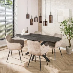 Eetkamerstoelen*HUUS Eetkamerstoel Riley (per 2 stuks)