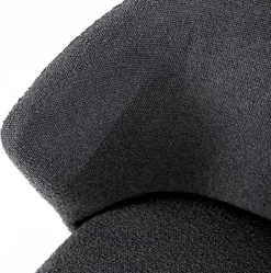 Eetkamerstoelen*HUUS Eetkamerstoel Santos Zwart