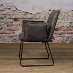 Eetkamerstoelen*HUUS Eetkamerstoel Simon met armleuningen (per 2 stuks)