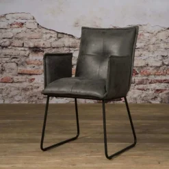 Eetkamerstoelen*HUUS Eetkamerstoel Simon met armleuningen (per 2 stuks)